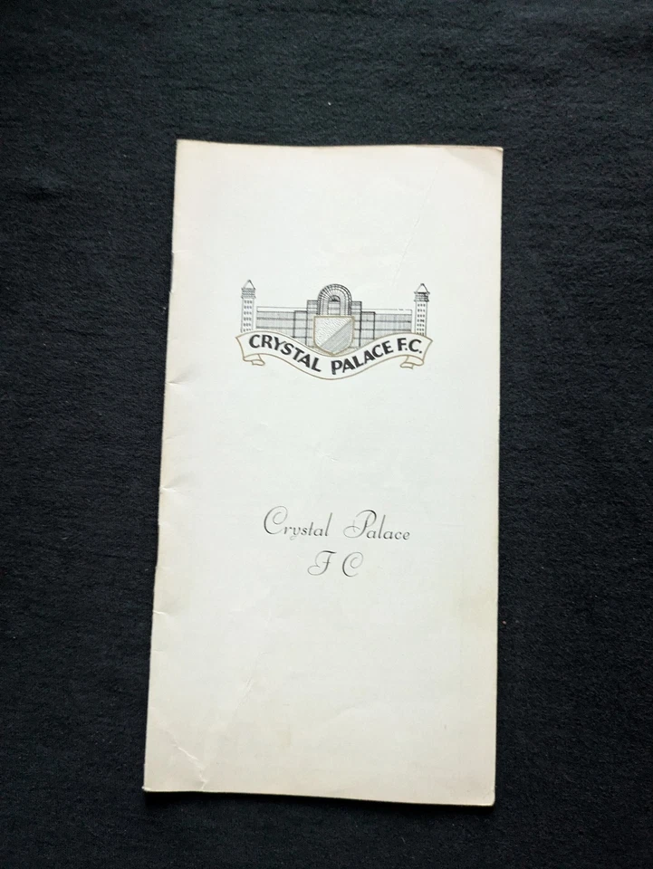 Crystal Palace 1970-1971 Home Programmes - Image 1 of 1