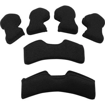 100% MTB Cheek Pads for Trajecta Bicycle Helmet - Thin - Black 89022-00001 - Image 1 of 3