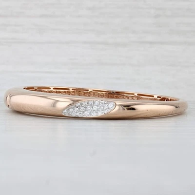 Brazalete Brazalete Capri Diamante Moneda Roberto 0.33ctw Oro Rosa 18k 6" Foto 1 de 4