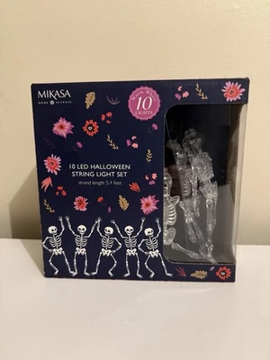 Mikasa Home Accents Skeleton String Lights 10 LED Battery Operated 5.4 Feet - Image 1 of 4