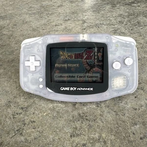 Console Nintendo GameBoy Advance GBA (AGB-001) Glacier con copri batteria testata - Foto 1 di 18
