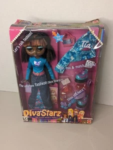 2002 Diva Starz Interactive Fashion Doll Tia Mix & Match Outfits Shoe Stackerz - Picture 1 of 5