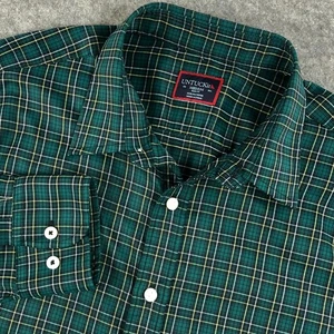 UNTUCKit Mens Medium Slim Fit Green Plaid Button Down Shirt Style 41012 - Picture 1 of 14