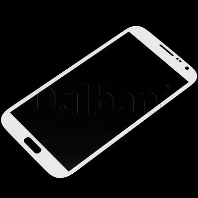 Vetro anteriore touch screen digitalizzatore vetro per Samsung Galaxy Note 2 N7100 bianco - Immagine 1 di 2