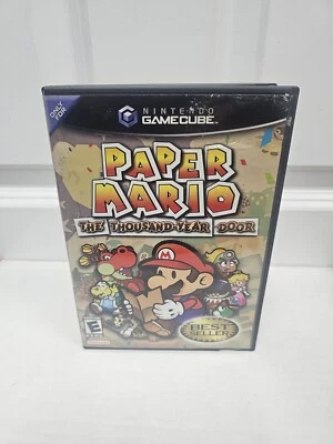 Paper Mario: The Thousand-Year Door (Nintendo GameCube, 2004) COMPLETE CIB - Image 1 of 3