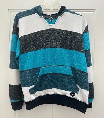 Sudadera con capucha a rayas de lana suave XL Billabong para niños Foto 1 de 2
