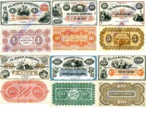 Colección Facsímil (150) BILLETES IMPRESOS POR American Banknote Co PARA CHILE - Imagen 1 de 12