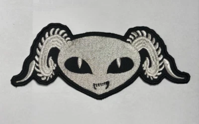 Puscifer Embroidered Patch Metallic Silver| Tool Band Patch A Perfect Circle - Image 1 of 2