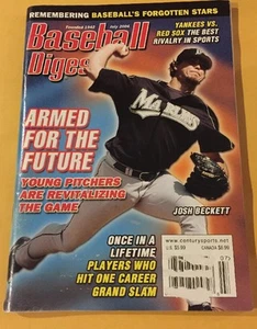 Revista Josh Beckett Baseball Digest de julio de 2004 - Imagen 1 de 1