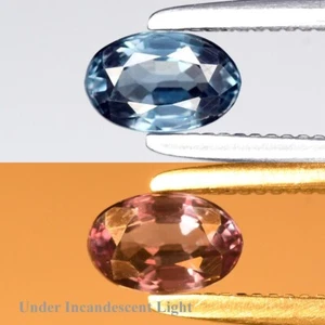 💎 0.37ct 5x3.2mm VS Oval Natural Color Change Garnet - Unheated, Madagascar Gem - Imagen 1 de 6