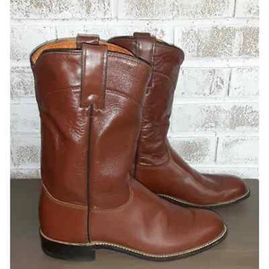 Bota vintage J. Chisholm talla 7,5 M vestido occidental, comodidad sureña - Imagen 1 de 6