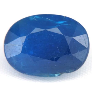Shola Genuine 6.49 Ct Natural Blue Apatite Top Color from Madagascar - Picture 1 of 2