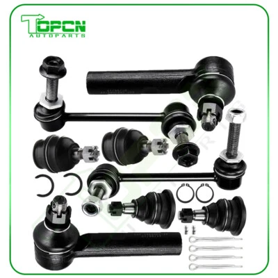 8x Front Ball Joints Steering Sway Bar Tie Rod End For 2010-2018 Toyota 4Runner — 第 1/4 张图片