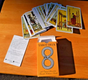 TAROT 78-Card Deck by Pamela Coleman Smith Miriyan 2020 Excellent Condition - Picture 1 of 6