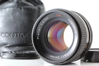 [CLA'd Optics MINT] Contax Carl Zeiss Planar T* 50mm F/1.4 MMJ Lens From JAPAN - Image 1 of 4