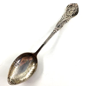Sterling Silver Souvenir Spoon JG John Greenleaf Whittier American Historical - Picture 1 of 9