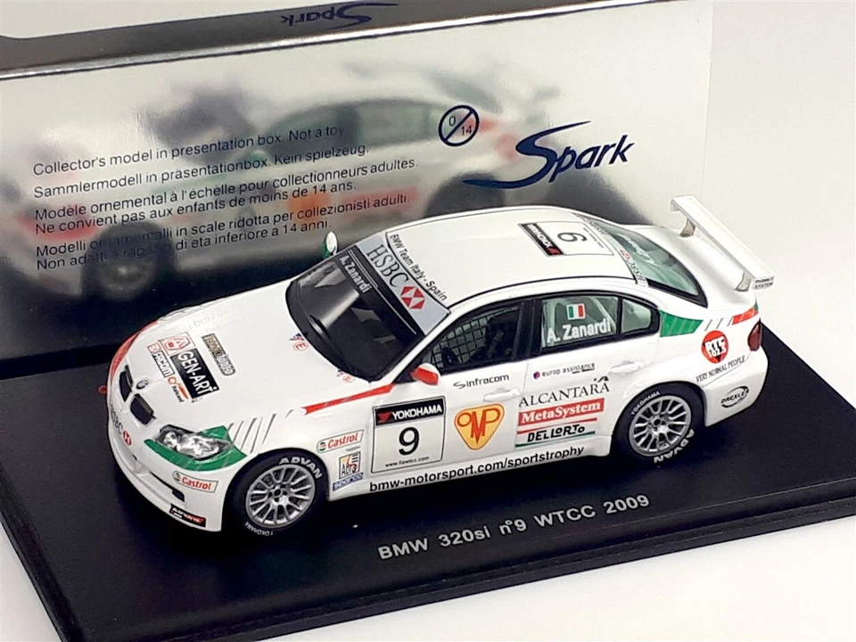 BMW 320i #9 A.Zanardi WTCC 2009 - 1/43 - CHISPA Foto 1 de 4