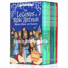 Easy Classics The LEGENDS OF KING ARTHUR Merlin, Magic 10 Books with free Audio