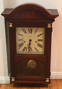 Howard Miller Mahogany Triple Chime Wall Clock Westminster St Michaels 612-224 - Picture 1 of 12