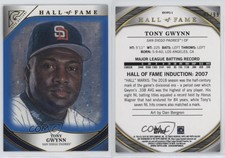 2019 Topps Gallery Hall of Fame Gallery Blue /99 Tony Gwynn #HOFG-1 HOF