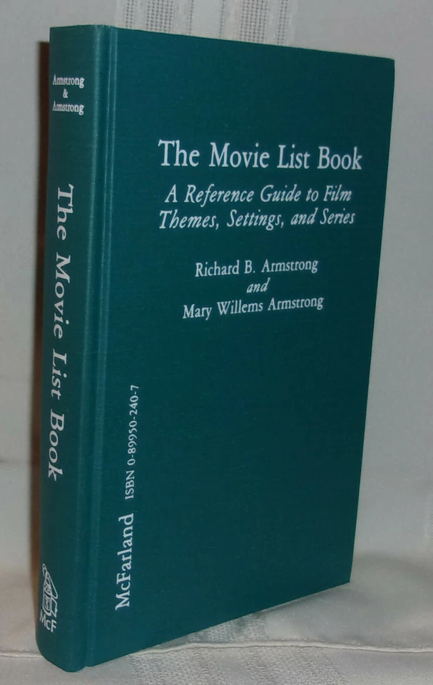 Armstrong MOVIE LIST BOOK GUIDE TO FILM THEMES SETTINGS SERIES First ed Hardback Foto 1 de 1