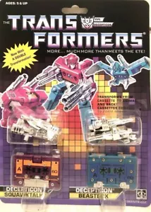 NEW Transformers G1 Decepticons cassette squawktalk beastbox reissue brand MISB - Picture 1 of 7