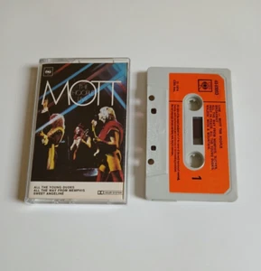 MOTT THE HOOPLE LIVE CASSETTE TAPE 1974 PAPER LABEL CBS UK - Picture 1 of 1