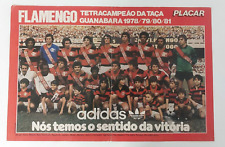 Poster Placar Magazine Adidas Flamengo Guanabara Cup 1981 - 530 x 410 mm