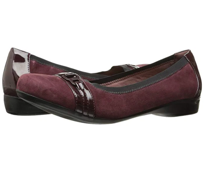 CLARKS Kinzie Burgundy Loafer Flat Size 7.5 M
