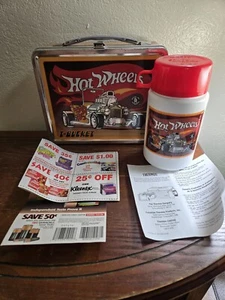 1998 NEU Hot Wheels T-Bucket Auto Metall Brotdose KOMPLETT / Original Papiere - Bild 1 von 13