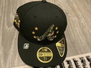 New Era Atlanta Braves 2024 Armed Forces Day Hat 59FIFTY Low Profile 7 3/8 - Picture 1 of 5