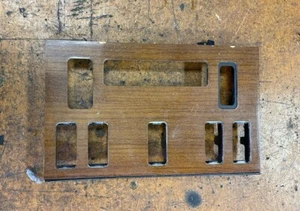 86-91 Mercedes W126 420SEL A/C Heater Climate Control Switch Trim 1266830925 OEM - Picture 1 of 5