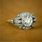 2Ct Round Cut Simulated Art Deco Wedding Engagement Ring 14k Yellow Gold Finish
