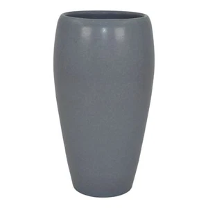 Marblehead Vintage Arts and Crafts Pottery Classically Shaped Gray Vase Shape 15 - Picture 1 of 6