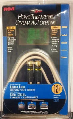 RCA 12ft Coaxial Video Cable (box of 4 Cables) - Image 1 of 2