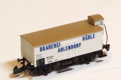 Marklin Z-scale Old ERA  Beer box car brauerei HARLE Aulendorf from set-no box - Image 1 of 3