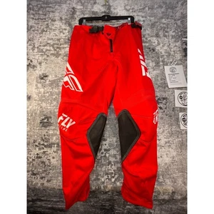 Fly Racing Kinetic Red Motocross Pants Size 36 Mens Performance Racewear - Picture 1 of 6