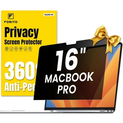 360° Privacy Screen Protector Compatible with MacBook Pro 16 inch (2024, 2023... - Image 1 of 4