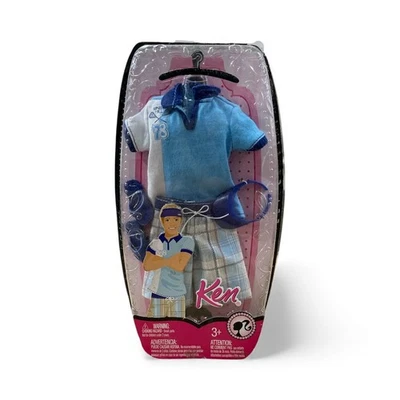 Barbie Mattel Ken Moda Azul Lacrosse Camisa Pantalones Cortos a Cuadros N4872 Foto 1 de 2