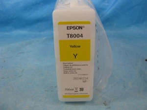 CARTUCHO DE TINTA EPSON T8004 AMARILLO 700 ML - CADUCIDAD 2024/02 - ENVÍO GRATUITO - ABIERTO - Imagen 1 de 2