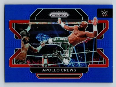 2022 Panini Prizm WWE #74 Apollo Crews Blue - Image 1 of 2