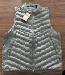 Nike Therma-FIT ADV Repel Down Running Golf Vest Gray Men's Size XL  FB7542-084 - Picture 1 of 5