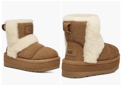 Size 8 UGG Classic Chillapeak Women's Boots Chestnut 1144046 - Image 1 of 4