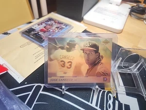 JOSE CANSECO 1992 PONTE SUPERIORE OLOGRAMMA #14 OAKLAND ATLETICA - Foto 1 di 6