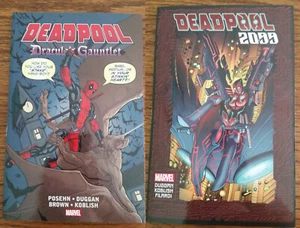 Marvel Deadpool Dracula's Gauntlet & Deadpool 2099 Comic LoTPB First Printing NM - Picture 1 of 3
