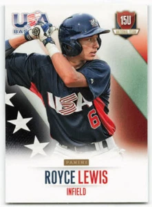 2014 Royce Lewis Panini USA Baseball Rookie - Minnesota Twins - Bild 1 von 2