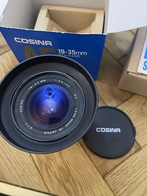 Cosina 19-35mm F3.5 AF Zoom Lens Cannon EOS AF Fit WIDE ANGLE - Image 1 of 4