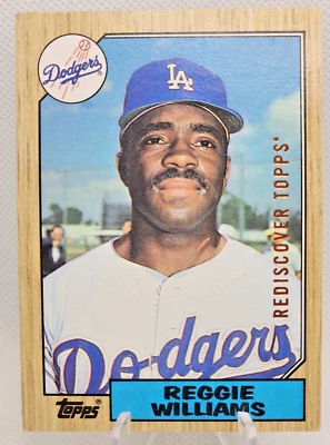 Reggie Williams - 1987 Topps Rediscover Topps #232 Card Los Angeles Dodgers - Image 1 of 2