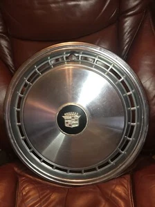 1977 CADILLAC DEVILLE FLEETWOOD 15" WHEEL COVER (1) Single Hubcap - Picture 1 of 12