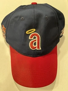 Anaheim Angels Cooperstown Collection Strapback Hat Cap Baseball Blue Red Retro - Picture 1 of 12